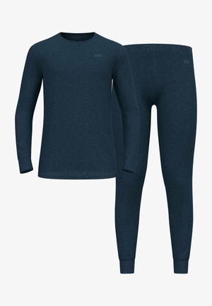 ODLO, SET - Undershirt - blue wing teal blue ashes
