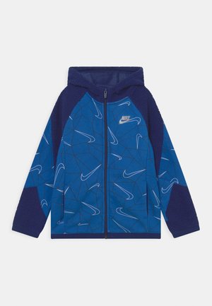 CLUB - Zip-up sweatshirt - blue void/game royal/metallic silver