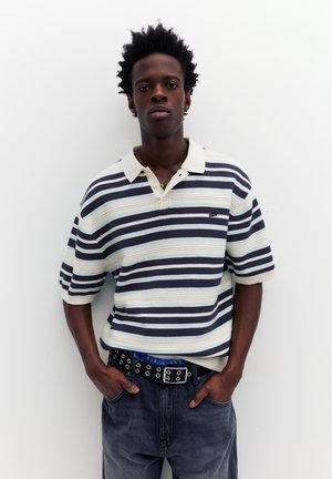 PULL&BEAR STRIPED  - Poloshirts - white