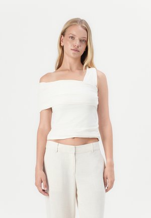 DRAPED - Topp - white