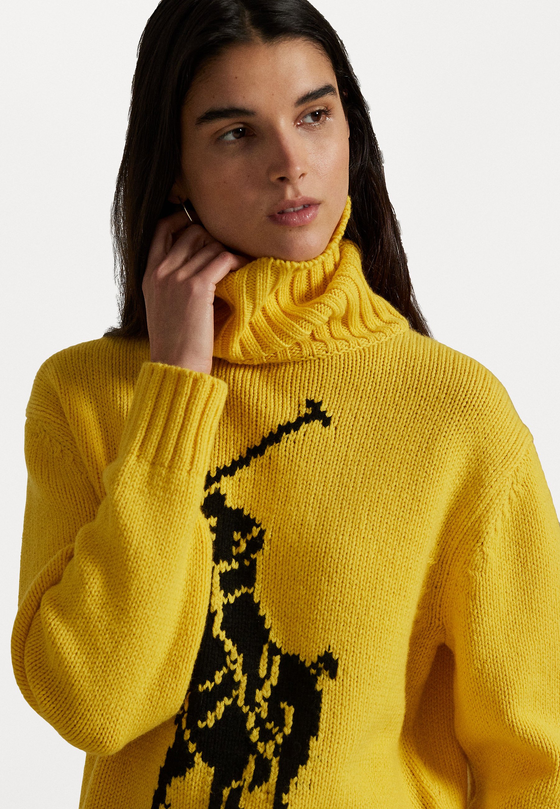 Polo Ralph Lauren BIG PONY WOOL TURTLENECK SWEATER - Jumper