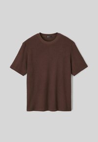 BZB T-shirt basique - marron foncée