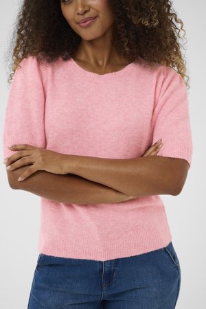 ERAMI PUFF SLEEVE  - Pullover - pink frosting melange