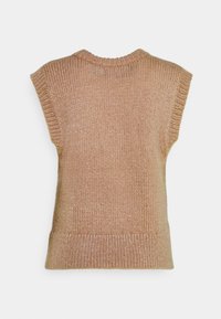 PIECES Tall T-shirt med print - brown