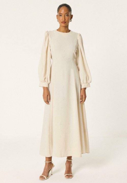 sister jane dandelion midi dress in cream Sister Jane Dandelion Midi Dress in Pink