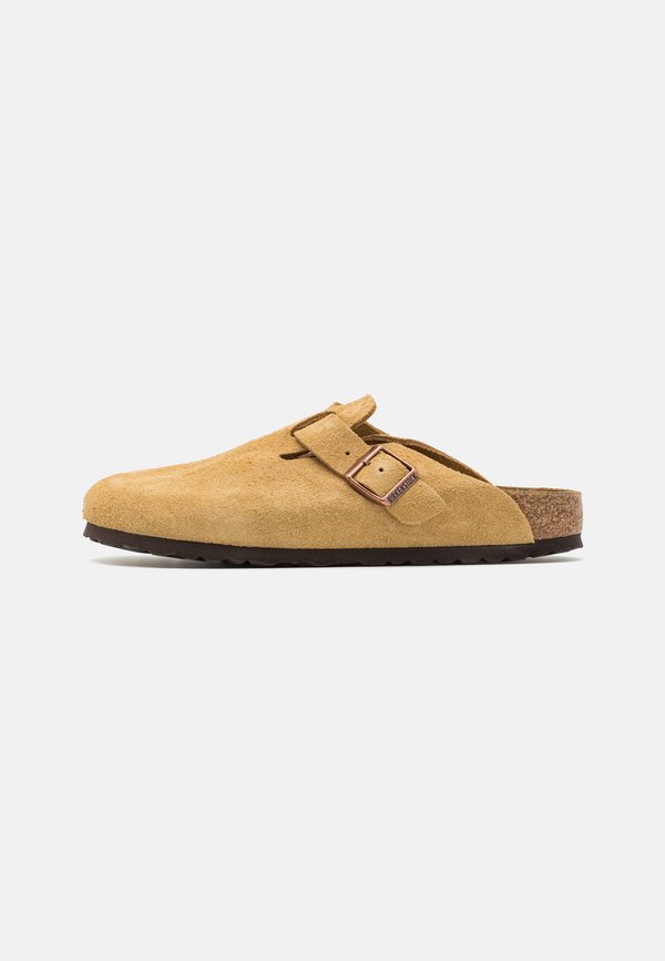 BOSTON NARROW UNISEX - Pantolette flach - latte cream