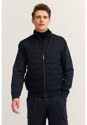 MIT QUERSTEPPUNG - Light jacket - marine