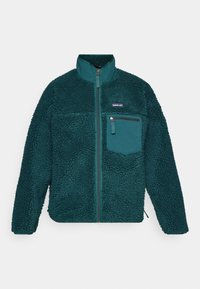 CLASSIC RETRO-X - Fleecová bunda - cascade green