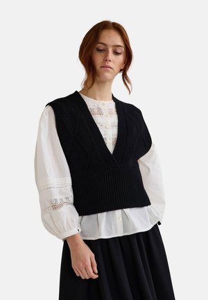 Monoprix SANS MANCHES - Pullover - noir