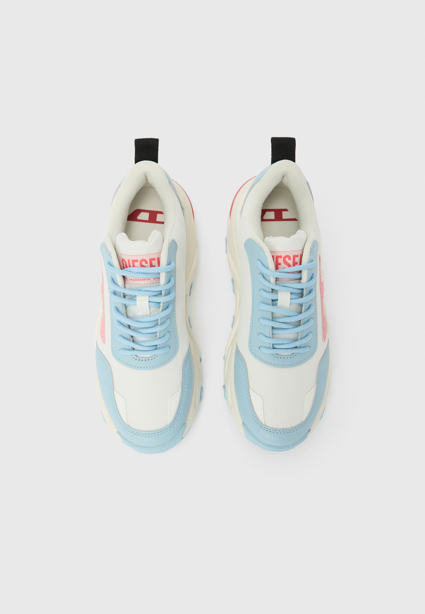 Diesel S SAVANNAH TULU W - Sneakers low - bright white/winter sky
