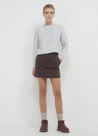 Calliope GIROCOLLO TRECCE  - Maglione - grigio