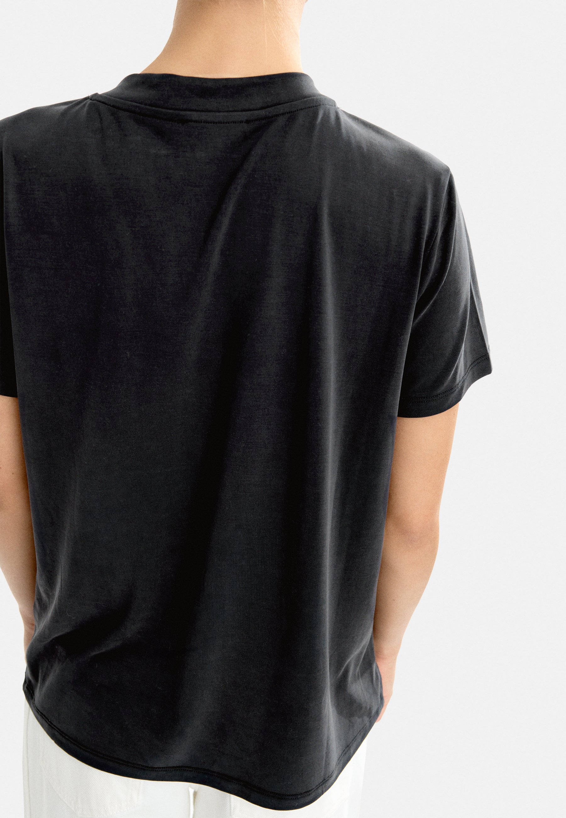 売れ筋商品|||パルフォイス Tシャツ レディース トップス Basic T-shirt - anthracite PARFOIS Basic T-shirt - anthracite - Zalando