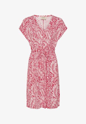 Fransa, FRAMY DR - Trikoomekko - pink/white palm floral