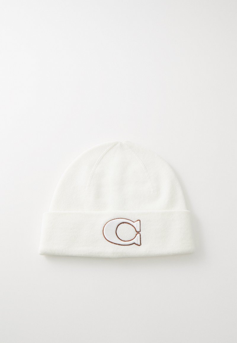 COACH VARSITY BEANIE UNISEX - Berretto - chalk