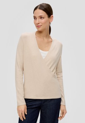 IN WICKEL OPTIK - Strickpullover - beige