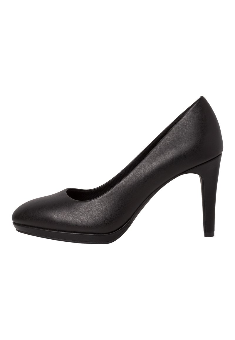 s.Oliver Lodičky s platformou - black nappa