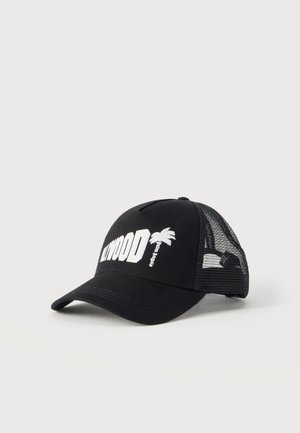 Palm Angels, HOLLYWOOD - Cap - black/off-white