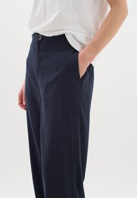 InWear Tygbyxor - mottled dark blue