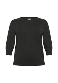 Kaffe Curve LONI 3/4 SL - Trui - dark grey melange