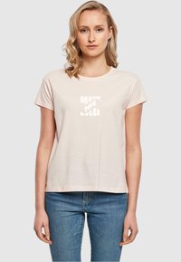 Merchcode BREAK THE RULES BOX - T-shirts print - pink