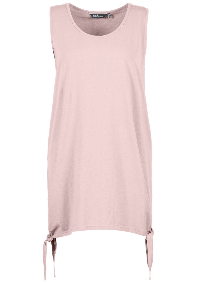Damen Nachthemden | Ulla Popken ZIPFELSAUM ÄRMELLOS Nachthemd blütenrosa/rosa - UT21431 Damen Nachthemden | Ulla Popken ZIPFELSAUM ÄRMELLOS Nachthemd blütenrosa/rosa - UT21431