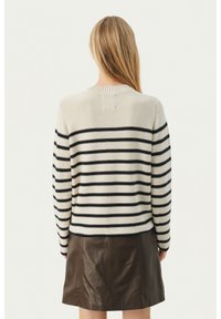 Part Two CAROLYN - Strickpullover - dark navy stripe