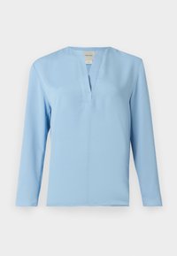 V NECK  - Camicetta - chambray blue