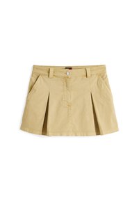 FRONT PLEATS SKIRT - Jupe plissée - relic tan