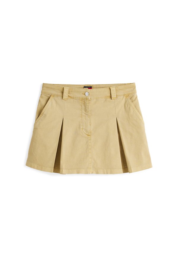 FRONT PLEATS SKIRT - Pleated skirt - relic tan4