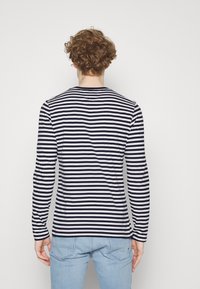 Tommy Hilfiger SLIM FIT - Hosszú ujjú felső - desert sky/white