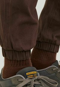 Jack & Jones JJIMARCO JJJOE CUFFED  - Cargo trousers - seal brown