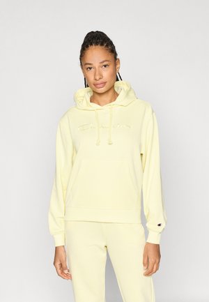 ICONS TONAL HOODIE SWEATSHIRT WITH BIG LOGO - Kapuutsiga pusa - yellow
