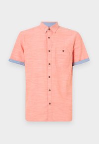 STRUCTURED SLUBYARN SHIRT - Shirt - brick orange