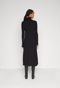 VILA VIAMARIA ROLL NECK DRESS - Φόρεμα-πουλόβερ - black