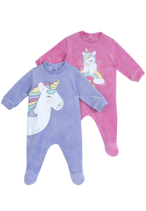 SET 2 PIECES - Strampler - violet