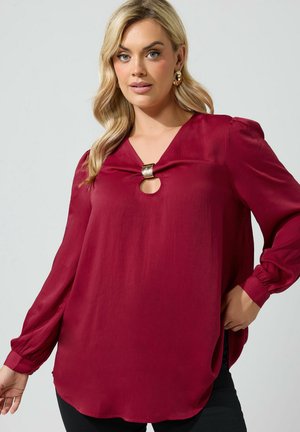 Yours Clothing, PLUS SIZE BLOUSES & SHIRTS - Blouse - red