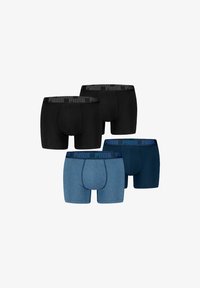 Unselected, schwarz   blau mix