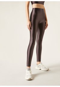 Calzedonia SUPER SHINE SATIN - Leggings - Brown