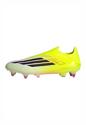 F50 ELITE LACELESS - Fußballschuhe für weichen Untergrund - team solar yellow  core black   lucid red