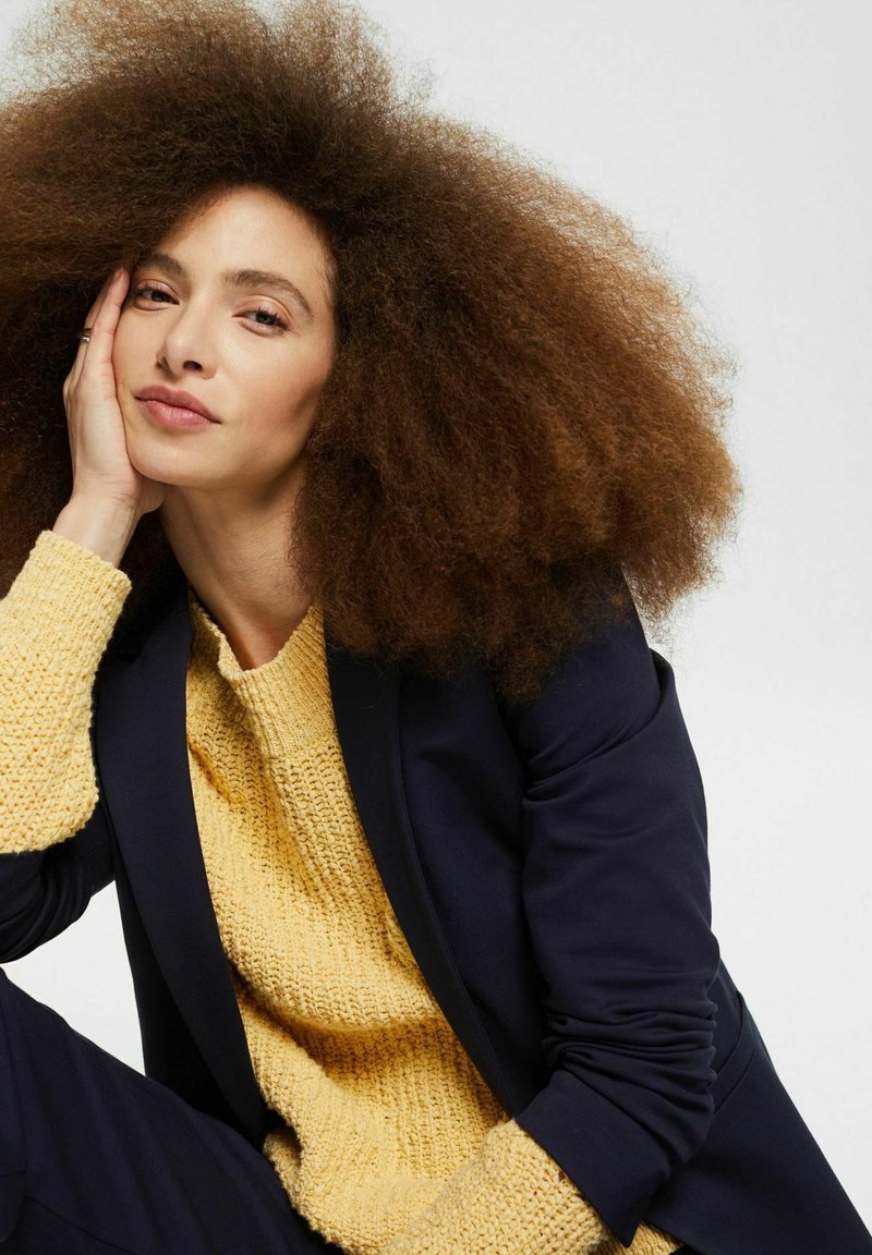 Damen Strickjacken | Esprit Strickpullover dusty yellow/gelb - FS56202 Damen Strickjacken | Esprit Strickpullover dusty yellow/gelb - FS56202