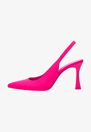 MIT ABSATZ - Decolleté - neon pink