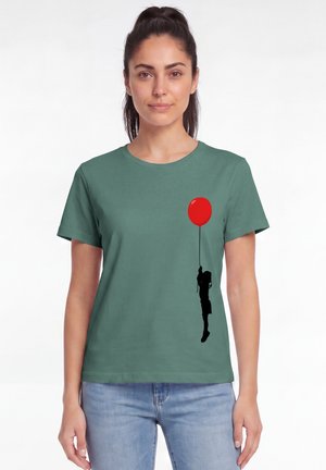 watapparel, MÄDCHEN MIT LUFTBALLON (PRINT) - T-Shirt print - green bay
