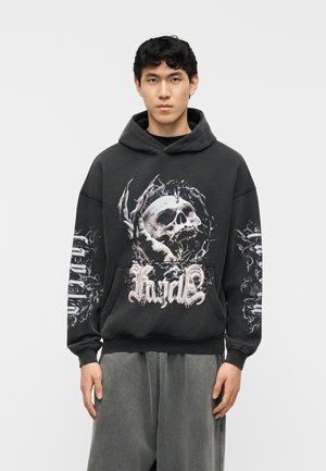 PURPLE HAZE UNISEX - Sweat à capuche - black washed