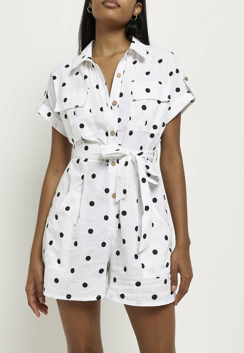 River Island Jumpsuit white/weiß Zalando.at