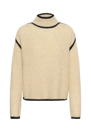 Culture, CUJIA KATRINA TURTLENECK - Maglione - whitecap melange