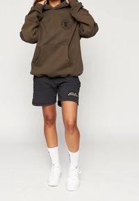 Multiply Apparel Felpa con cappuccio - olive