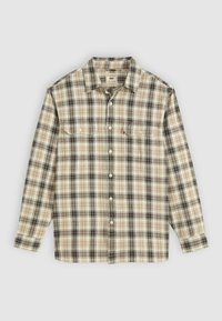 Unselected, calvin plaid oatmeal flannel