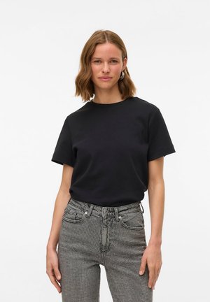 Vero Moda, AWNAIMA SS O-NECK T-SHIRT NOOS - T-shirt basique - black