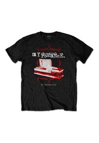 Paradiso Clothing MY CHEMICAL ROMANCE COFFIN - Print T-shirt - black