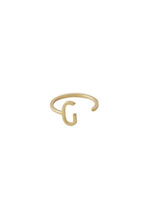 Design Letters INITIAL RING GOLD (A-Z) - Ringe - gold-coloured